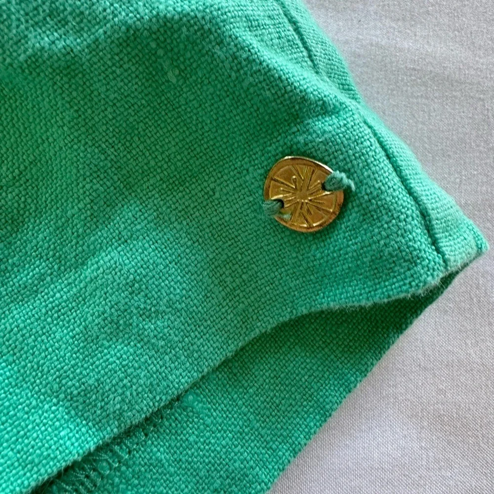 Lilly Pulitzer Green Linen Shorts size XXS (J)